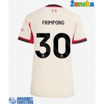 Liverpool Jeremie Frimpong #30 Gostujuci Dres za Ženska 2025-26 Kratak Rukav